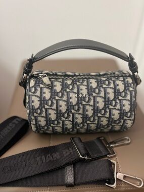 Dior Oblique Mini Roller Monogram Messenger Bag in monogram Jacquard